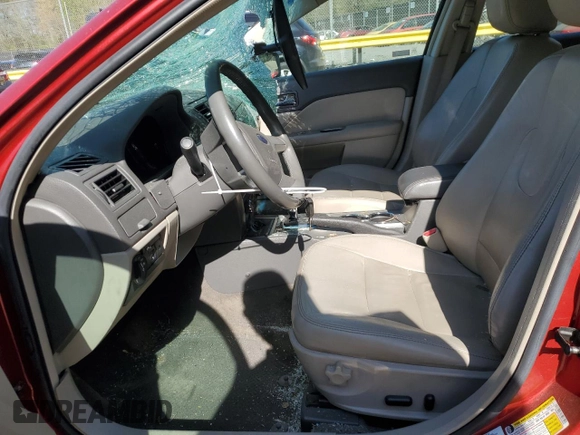 2010 Ford Fusion SEL with VIN 3FAHP0JA1AR343932, listed as a Copart auction lot 53585945 with 126,501 mi miles and Salvage Title. Bid and sale history available at DreamBid. Image 7.