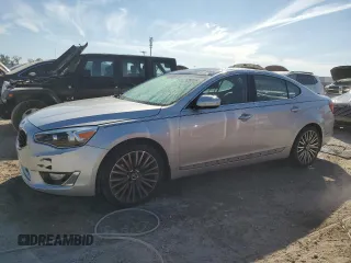 2016 Kia Cadenza Premium with VIN KNALN4D75G5220922, listed as a Copart auction lot 75890434 with 97,541 mi miles and Salvage Title. Bid and sale history available at carsss.com. Image 1.
