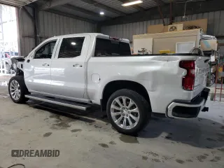2020 Chevrolet Silverado 1500 High Country with VIN 1GCUYHED6LZ102813, listed as a Copart auction lot 84891464 with 26,477 mi miles and Salvage Title. Bid and sale history available at carsss.com. Image 2.