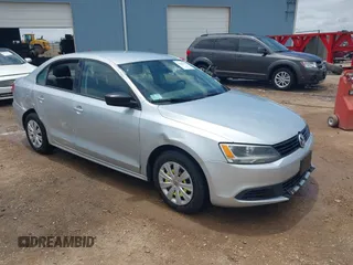 2013 Volkswagen Jetta S with VIN 3VW2K7AJ4DM410383, listed as a IAAI auction lot 42627193 with 154,300 mi miles and . Bid and sale history available at DreamBid. Image 1.