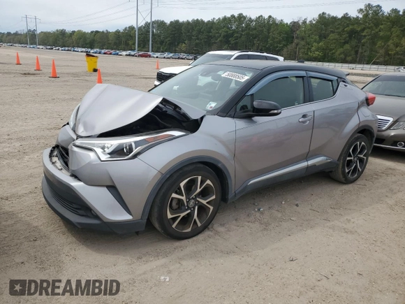 2019 Toyota C-HR XLE with VIN JTNKHMBX3K1024739, listed as a Copart auction lot 50888505 with 37,759 mi miles and Salvage Title. Bid and sale history available at DreamBid. Image 1.