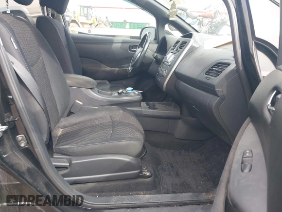 2013 Nissan LEAF SL with VIN 1N4AZ0CP5DC423346, listed as a IAAI auction lot 42002019 with 82,921 mi miles and . Bid and sale history available at DreamBid. Image 5.