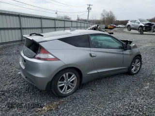 2011 Honda CR-Z EX with VIN JHMZF1D6XBS000796, listed as a Copart auction lot 53544875 with 0 mi miles and Salvage Title. Bid and sale history available at carsss.com. Image 3.