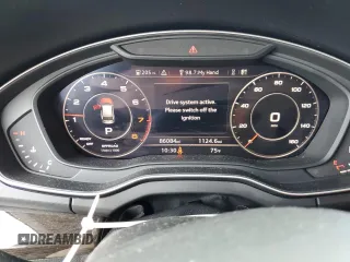 2019 Audi Q5 Premium Plus with VIN WA1BNAFY1K2017808, listed as a Copart auction lot 59008895 with 86,084 mi miles and Salvage title. Bid and sale history available at DreamBid. Image 9.