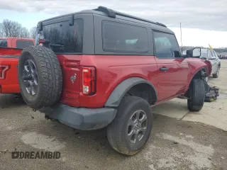 2021 Ford Bronco с VIN 1FMDE5CP4MLA64180, выставлен на аукционе Copart как лот 73194854 с пробегом 54 227 миль миль и Списание • Salvage title. История ставок и продаж доступна на DreamBid. Изображение 3.