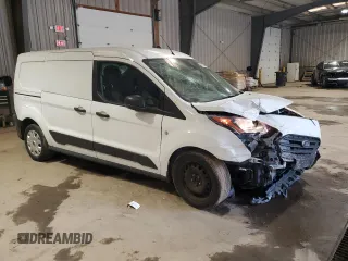 2020 Ford Transit Connect XL with VIN NM0LS7E29L1474972, listed as a Copart auction lot 57693285 with 16,617 mi miles and Salvage title. Bid and sale history available at DreamBid. Image 4.