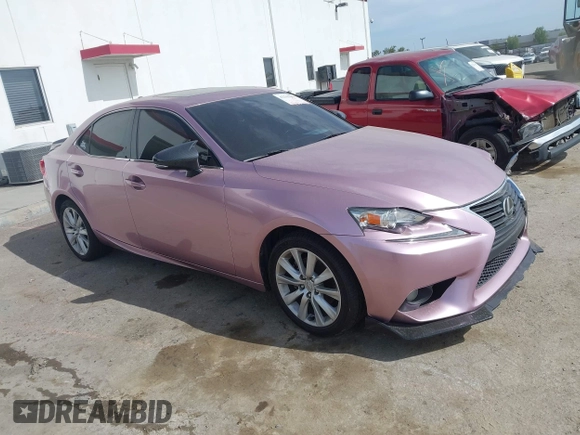2014 Lexus IS 250 with VIN JTHBF1D23E5040350, listed as a IAAI auction lot 42143058 with 109,683 mi miles and . Bid and sale history available at DreamBid. Image 1.