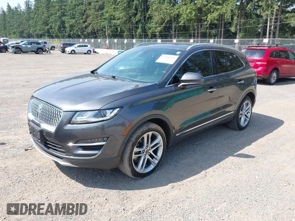 2019 Lincoln MKC Reserve with VIN 5LMTJ3DH8KUL13426, listed as a IAAI auction lot 42565566 with 60,392 mi miles and . Bid and sale history available at DreamBid. Image 2.