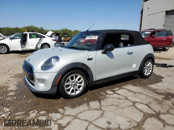 2019 MINI Convertible Cooper with VIN WMWWG5C5XK3H08462, listed as a Copart auction lot 52405275 with 36,205 mi miles and Salvage Title. Bid and sale history available at DreamBid. Image 1.