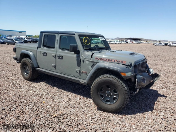 2021 Jeep Gladiator Mojave with VIN 1C6JJTEG9ML551743, listed as a Copart auction lot 54235615 with 32,986 mi miles and Salvage Title. Bid and sale history available at carsss.com. Image 4.