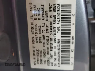 2014 Acura TSX Technology с VIN JH4CU2F61EC002806, выставлен на аукционе Copart как лот 51546395 с пробегом 116 263 миль миль и Списание • Salvage title. История ставок и продаж доступна на DreamBid. Изображение 15.
