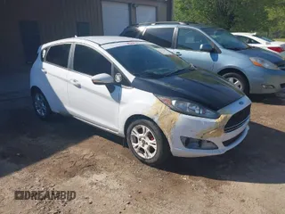 2016 Ford Fiesta SE with VIN 3FADP4EJ3GM105361, listed as a IAAI auction lot 41911637 with 323,508 mi miles. Bid and sale history available at carsss.com. Image 1.