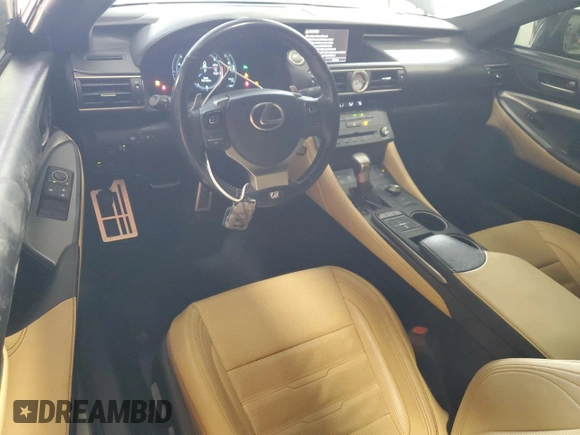 2016 Lexus RC 350 F Sport z VIN JTHSE5BC8G5006431, wystawiony jako Copart lot #46497245 z przebiegiem 95 831 mil mil oraz Szkoda całkowita • Salvage title. Historia ofert i sprzedaży dostępna na DreamBid. Obrazek 8.