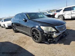 2008 Lexus LS 460 LWB with VIN JTHGL46F785025354, listed as a Copart auction lot 72372784 with 166,549 mi miles and Salvage Title. Bid and sale history available at carsss.com. Image 4.