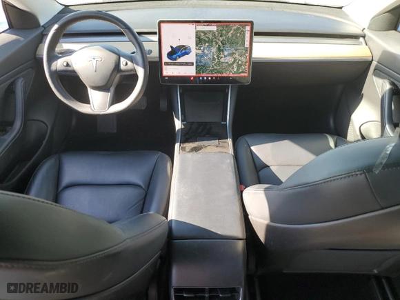 2019 Tesla Model 3 Long Range with VIN 5YJ3E1EB3KF423142, listed as a Copart auction lot 85490054 with 98,007 mi miles and Salvage Title. Bid and sale history available at carsss.com. Image 8.