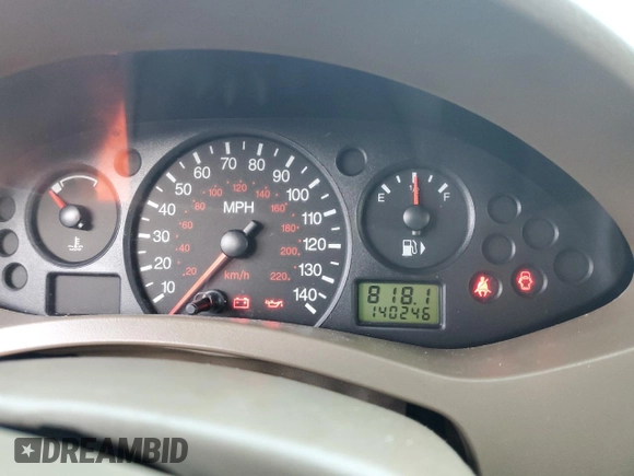 2005 Ford Focus S with VIN 1FAFP34N65W240449, listed as a Copart auction lot 52457395 with 140,246 mi miles and Non Repairable. Bid and sale history available at DreamBid. Image 9.