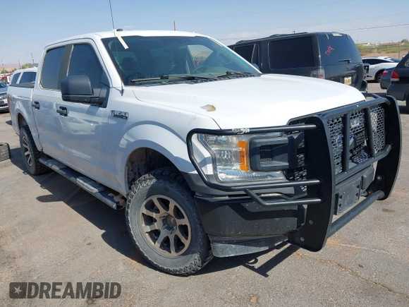 2018 Ford F-150 XL with VIN 1FTEW1E53JKE93841, listed as a IAAI auction lot 42256829 with 126,192 mi miles and . Bid and sale history available at DreamBid. Image 1.