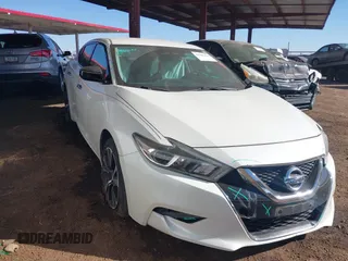 2018 Nissan Maxima SV with VIN 1N4AA6AP8JC386625, listed as a IAAI auction lot 41345154 with 44,441 mi miles and . Bid and sale history available at DreamBid. Image 1.