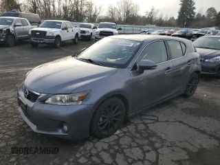 2012 Lexus CT CT 200h with VIN JTHKD5BH0C2100474, listed as a Copart auction lot 84559384 with 190,598 mi miles and Salvage Title. Bid and sale history available at carsss.com. Image 1.