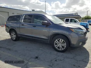 2017 Honda Ridgeline RT with VIN 5FPYK2F26HB008349, listed as a Copart auction lot 56672595 with 222,528 mi miles and Salvage title. Bid and sale history available at DreamBid. Image 4.