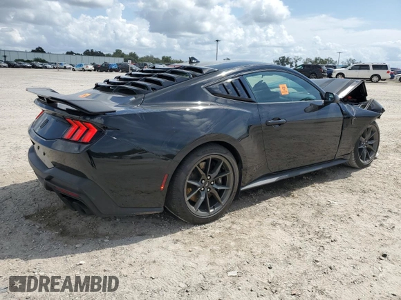 2024 Ford Mustang Dark Horse with VIN 1FA6P8R0XR5501426, listed as a Copart auction lot 71788544 with 0 mi miles and Salvage Title. Bid and sale history available at carsss.com. Image 3.