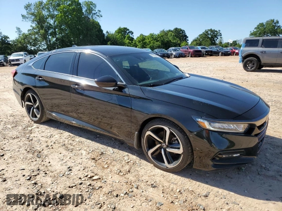 2020 Honda Accord Sport with VIN 1HGCV2F32LA006636, listed as a Copart auction lot 57276435 with 67,773 mi miles and Salvage title. Bid and sale history available at DreamBid. Image 4.