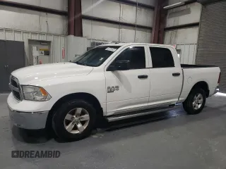 2019 Ram 1500 Tradesman z VIN 3C6RR6KG5KG657621, wystawiony jako Copart lot #76055934 z przebiegiem 59 137 mil mil oraz Czysty tytuł • Clean title. Historia ofert i sprzedaży dostępna na DreamBid. Obrazek 1.