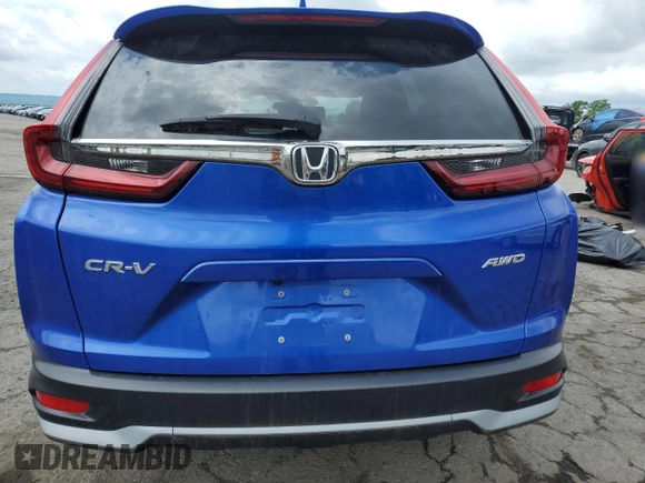 2020 Honda CR-V EX with VIN 7FARW2H50LE014296, listed as a Copart auction lot 61355095 with 40,575 mi miles and Salvage title. Bid and sale history available at DreamBid. Image 6.