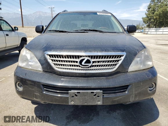 2008 Lexus RX 400h with VIN JTJHW31U882045883, listed as a Copart auction lot 53398035 with 221,966 mi miles and Clean Title. Bid and sale history available at DreamBid. Image 5.