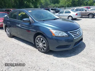 2014 Nissan Sentra SV with VIN 3N1AB7AP9EY266524, listed as a IAAI auction lot 42643190 with 110,446 mi miles and . Bid and sale history available at DreamBid. Image 1.