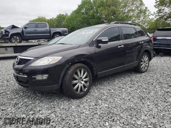 2008 Mazda CX-9 Grand Touring z VIN JM3TB38V780128747, wystawiony jako Copart lot #56826075 z przebiegiem 196 387 mil mil oraz Czysty tytuł • Clean title. Historia ofert i sprzedaży dostępna na DreamBid. Obrazek 1.