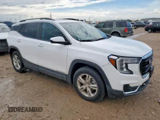 2022 GMC Terrain SLE with VIN 3GKALMEVXNL108812, listed as a Copart auction lot 59714845 with 69,212 mi miles and Salvage title. Bid and sale history available at DreamBid. Image 4.