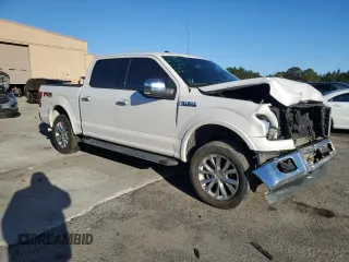 2017 Ford F-150 XL with VIN 1FTEW1EFXHFC29284, listed as a Copart auction lot 46331125 with 153,768 mi miles and Salvage Title. Bid and sale history available at carsss.com. Image 4.