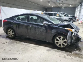 2013 Hyundai Elantra Limited PZEV with VIN 5NPDH4AE9DH293367, listed as a Copart auction lot 42406695 with 132,008 mi miles and Salvage Title. Bid and sale history available at carsss.com. Image 4.