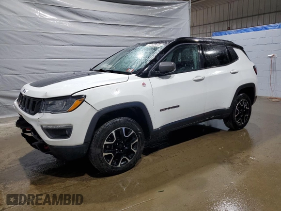 2020 Jeep Compass Trailhawk с VIN 3C4NJDDB6LT244586, выставлен на аукционе Copart как лот 57128445 с пробегом 44 040 миль миль и Списание • Salvage title. История ставок и продаж доступна на DreamBid. Изображение 1.