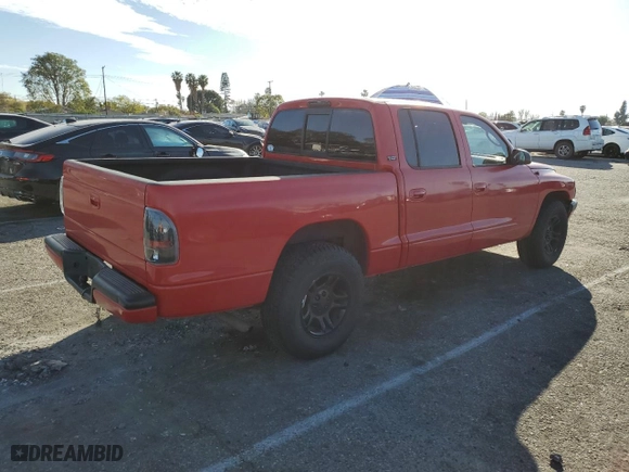 2001 Dodge Dakota Sport with VIN 1B7GL2AN41S214393, listed as a Copart auction lot 46304235 with 231,021 mi miles and Clean Title. Bid and sale history available at carsss.com. Image 3.
