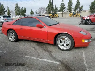 1993 Nissan 300ZX z VIN JN1RZ24H9PX536183, wystawiony jako Copart lot #57183945 z przebiegiem 80 239 mil mil oraz Czysty tytuł • Clean title. Historia ofert i sprzedaży dostępna na DreamBid. Obrazek 4.