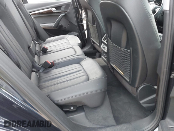 2019 Audi Q5 Premium Plus with VIN WA1BNAFY9K2144483, listed as a IAAI auction lot 41898239 with 54,676 mi miles. Bid and sale history available at carsss.com. Image 8.