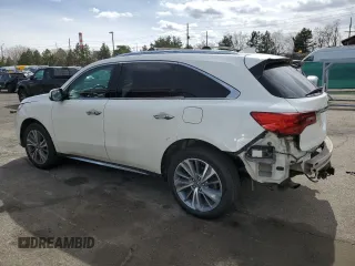 2017 Acura MDX w/Technology Pkg with VIN 5FRYD4H54HB019127, listed as a Copart auction lot 49433905 with 130,104 mi miles and Salvage Title. Bid and sale history available at carsss.com. Image 2.