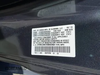 2014 Honda Odyssey EX-L с VIN 5FNRL5H61EB042464, выставлен на аукционе IAAI как лот 42301171 с пробегом 117 051 миль миль и . История ставок и продаж доступна на DreamBid. Изображение 9.