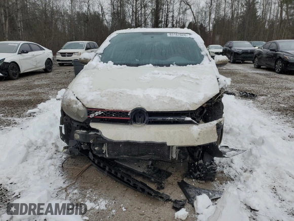 2010 Volkswagen Golf GTI with VIN WVWGV7AJXAW367583, listed as a Copart auction lot 83187024 with 297,631 mi miles and Salvage title. Bid and sale history available at DreamBid. Image 5.
