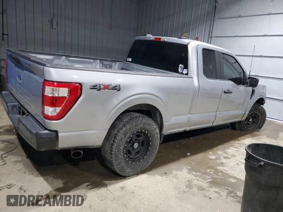 2022 Ford F-150 XL с VIN 1FTFX1E55NFB71587, выставлен на аукционе Copart как лот 84770224 с пробегом 43 261 миль миль и Списание • Salvage title. История ставок и продаж доступна на DreamBid. Изображение 3.