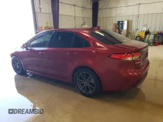 2022 Toyota Corolla LE with VIN JTDEPMAE9NJ201982, listed as a Copart auction lot 43121115 with 67,004 mi miles and Salvage Title. Bid and sale history available at carsss.com. Image 2.