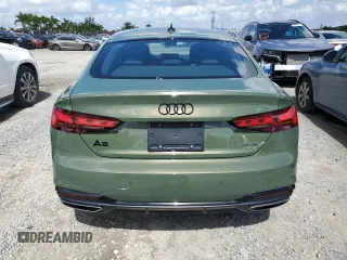 2022 Audi A5 Sportback S line Premium Plus with VIN WAUFACF50NA040198, listed as a Copart auction lot 55661703 with 5,118 mi miles. Bid and sale history available at carsss.com. Image 6.