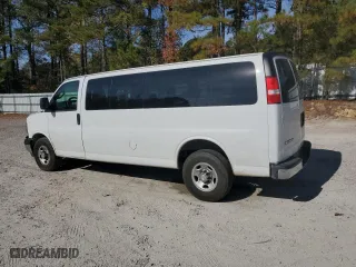 2019 Chevrolet Express Passenger LT with VIN 1GAZGPFG2K1194651, listed as a Copart auction lot 79104414 with 137,683 mi miles and Salvage Title. Bid and sale history available at carsss.com. Image 2.