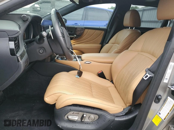 2021 Lexus LS 500 with VIN JTHG5LFF1M5014039, listed as a Copart auction lot 59346835 with 41,581 mi miles and Salvage title. Bid and sale history available at DreamBid. Image 7.
