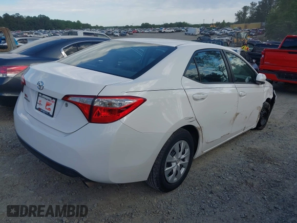 2014 Toyota Corolla L with VIN 2T1BURHE0EC023499, listed as a IAAI auction lot 42329764 with 65,500 mi miles and . Bid and sale history available at DreamBid. Image 4.