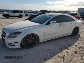 2013 Mercedes-Benz CLS-Class CLS 550 with VIN WDDLJ7DBXDA058721, listed as a Copart auction lot 45918955 with 225,396 mi miles and Clean Title. Bid and sale history available at carsss.com. Image 1.