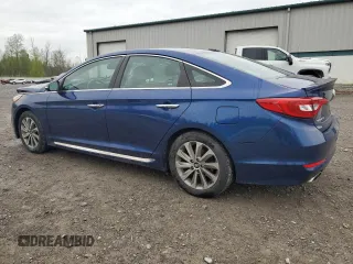2015 Hyundai Sonata Sport with VIN 5NPE34AF7FH111941, listed as a Copart auction lot 56842275 with 92,082 mi miles and Salvage title. Bid and sale history available at DreamBid. Image 2.