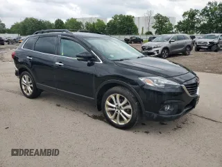 2013 Mazda CX-9 Grand Touring with VIN JM3TB3DV8D0412257, listed as a Copart auction lot 62766335 with 117,345 mi miles and Salvage title. Bid and sale history available at DreamBid. Image 4.